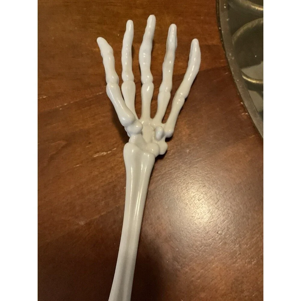 Eease Halloween Skeleton Hand Salad Tongs - 2 Pcs